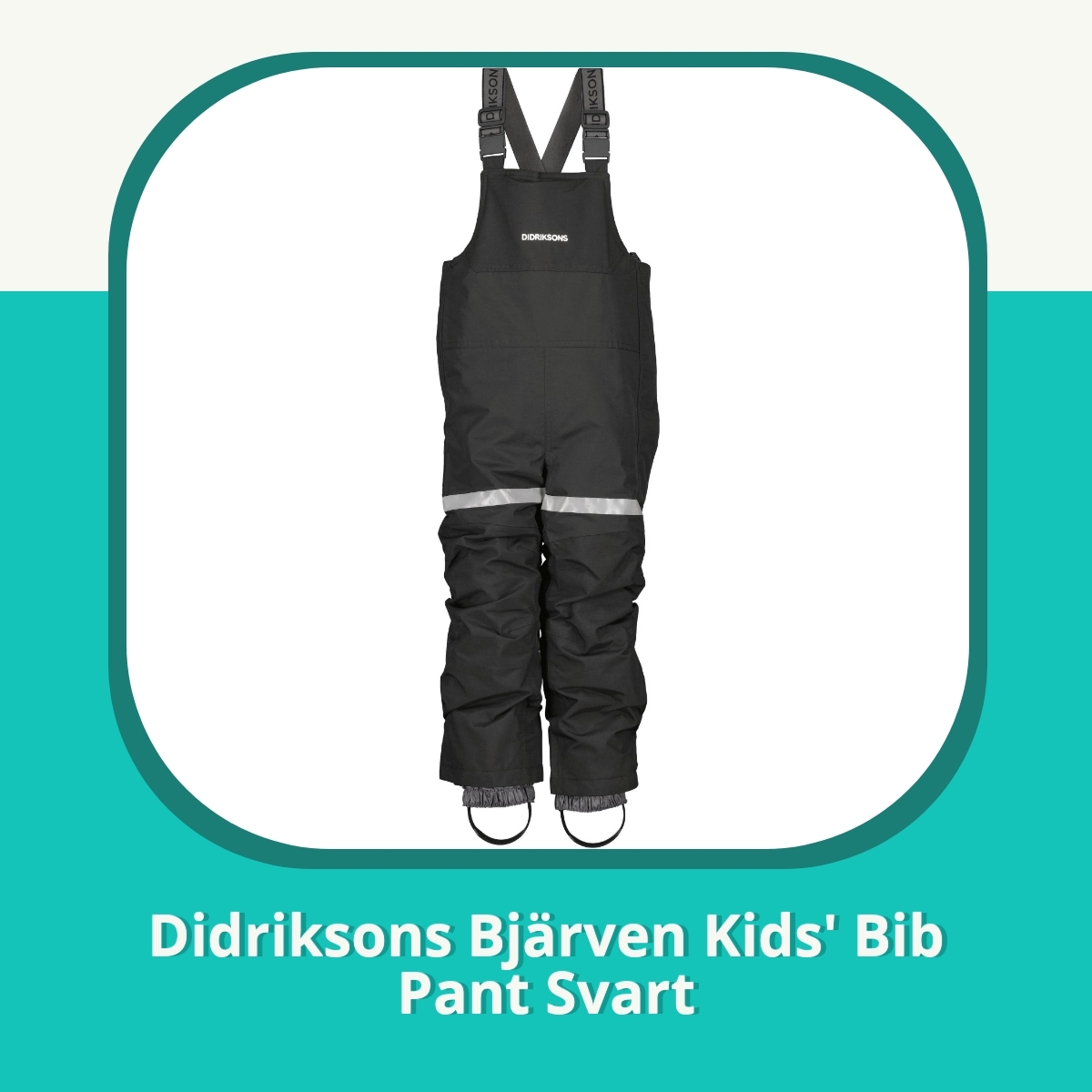 Recension af Didriksons Bjärven Kids' Bib Pant Svart