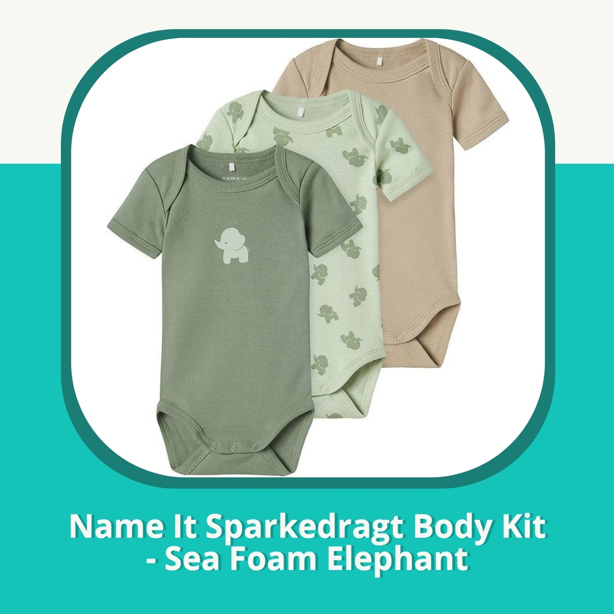 Anmeldelse af Name It Sparkedragt Body Kit - Sea Foam Elephant