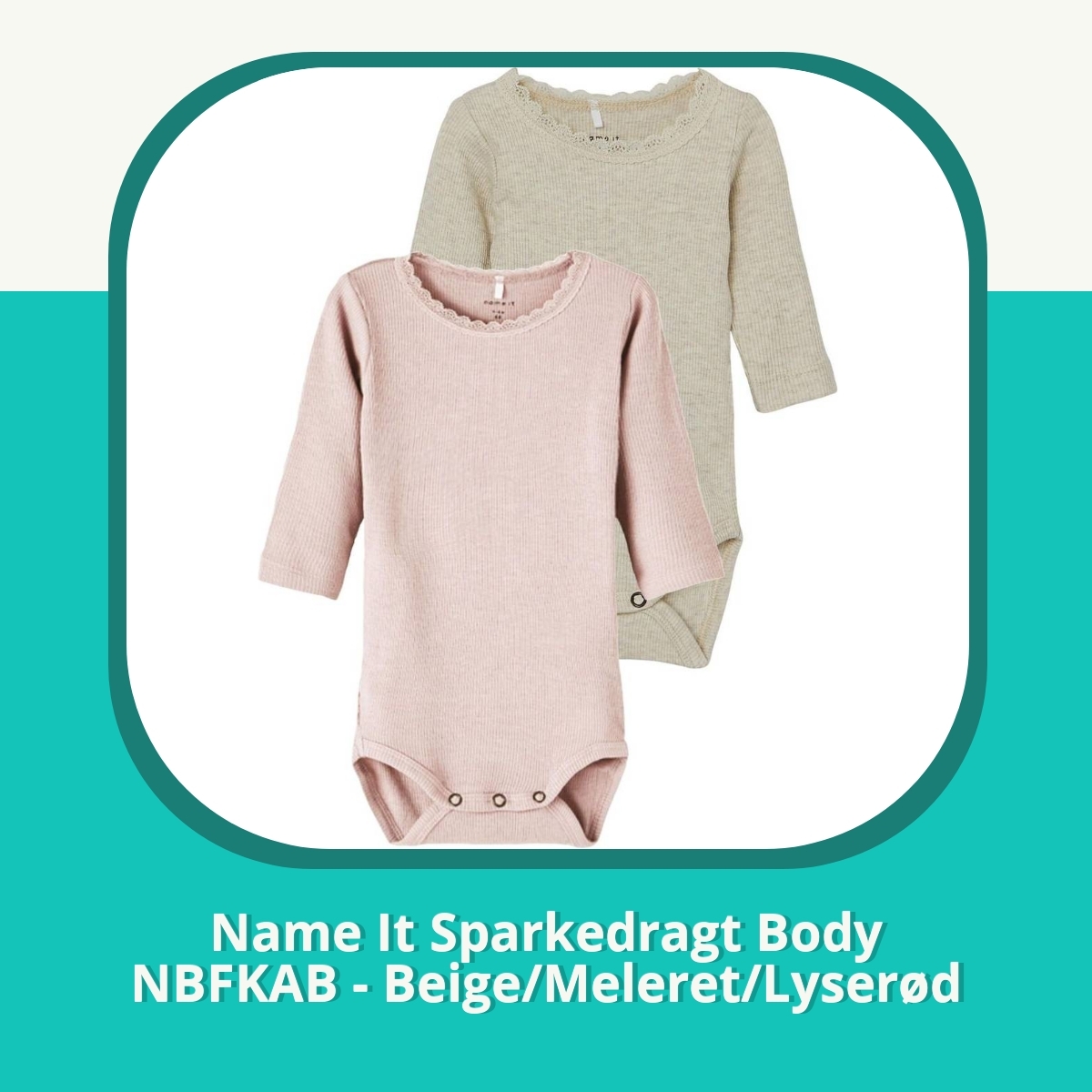 Anmeldelse af Name It Sparkedragt Body NBFKAB - Beige/Meleret/Lyserød