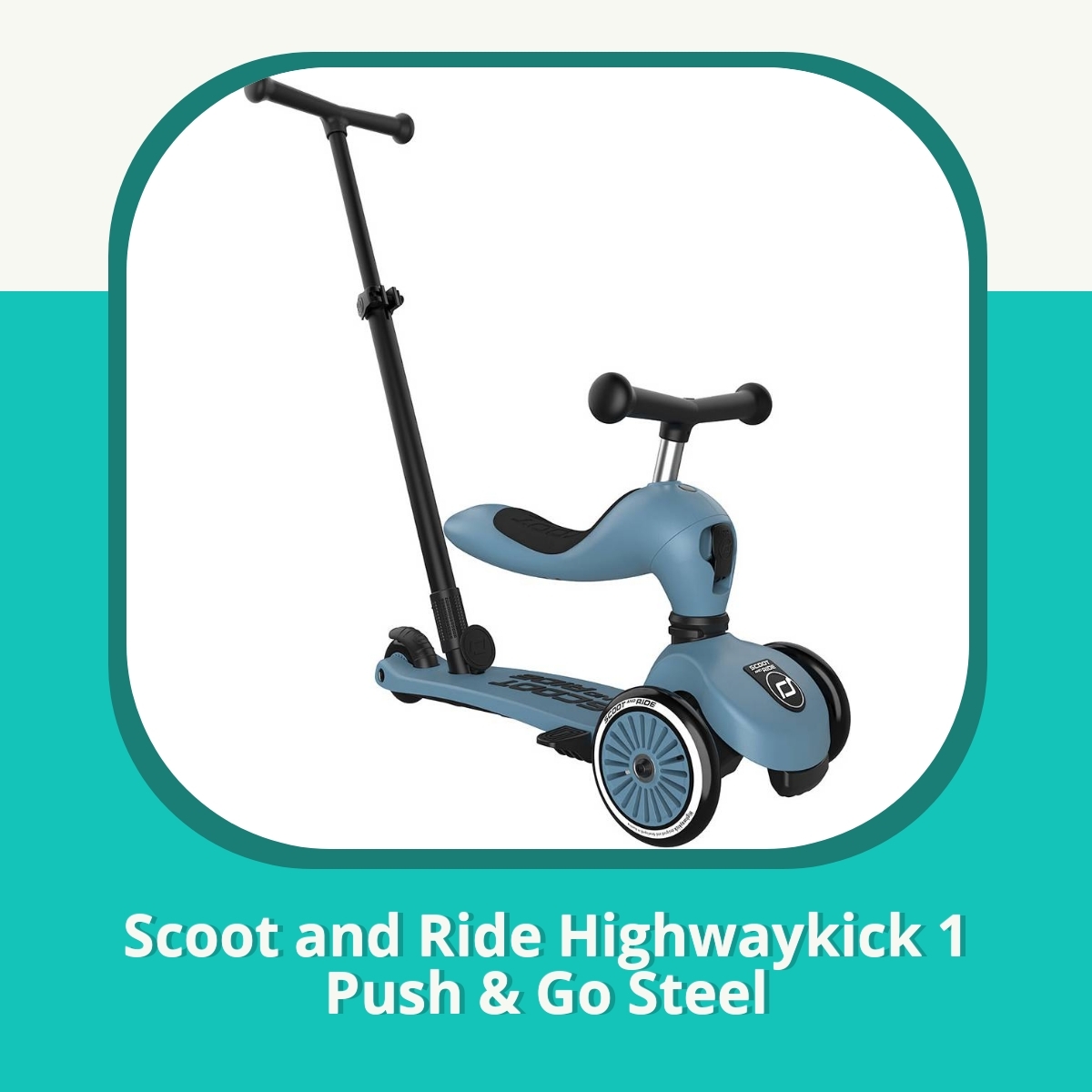 Anmeldelse af Scoot and Ride Highwaykick 1 Push & Go Steel