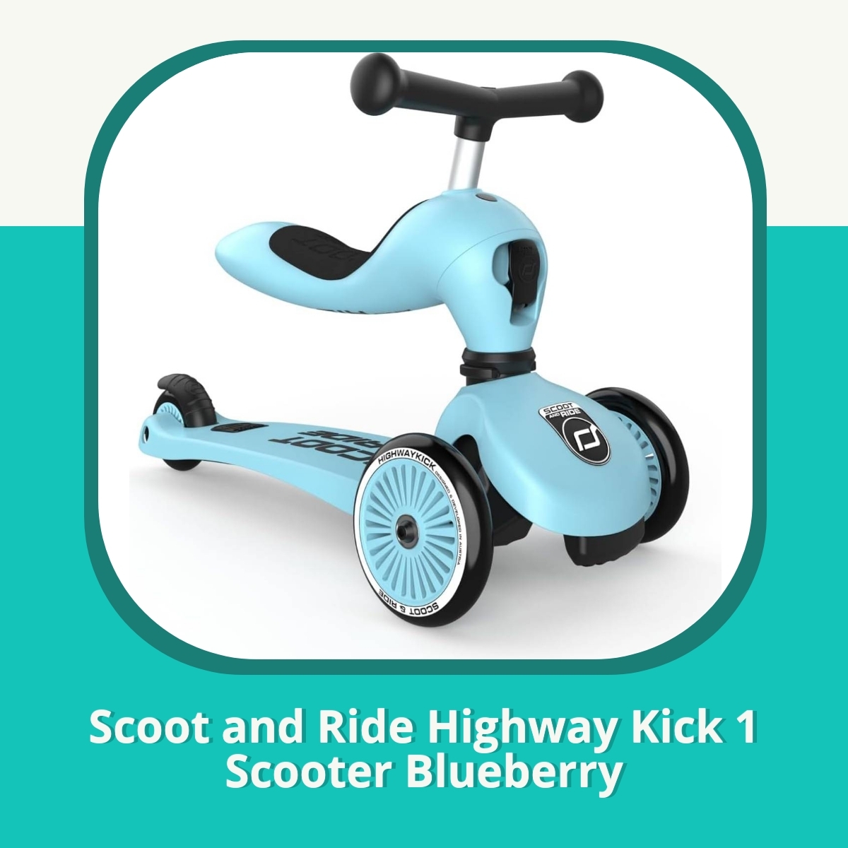 Anmeldelse af Scoot and Ride Highway Kick 1 Scooter Blueberry