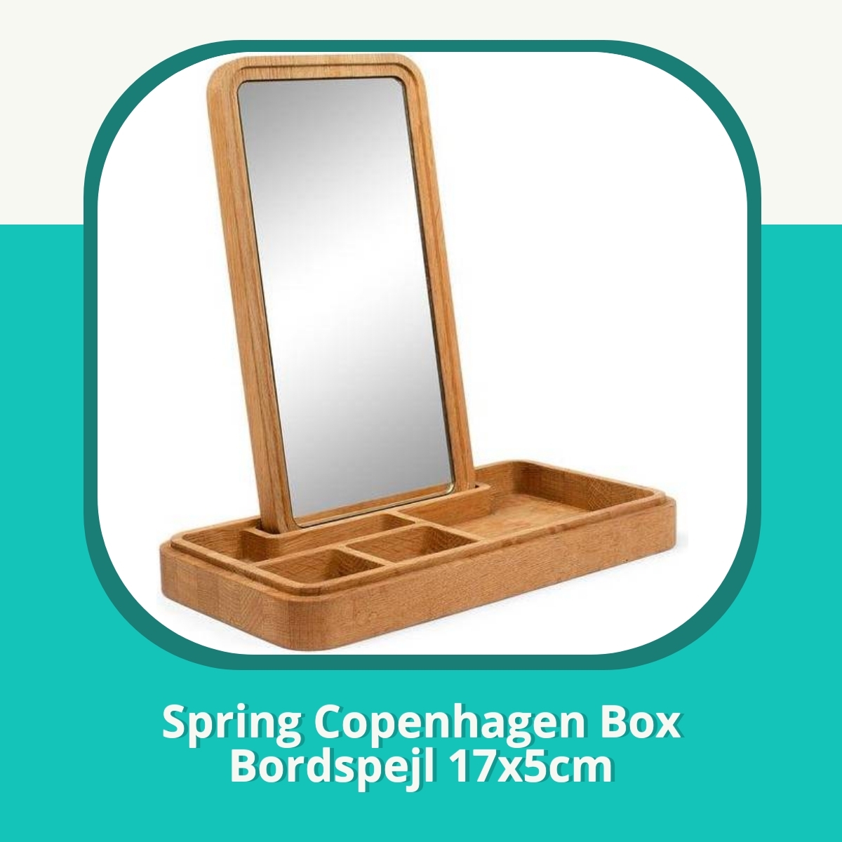 Anmeldelse af Spring Copenhagen Box Bordspejl 17x5cm