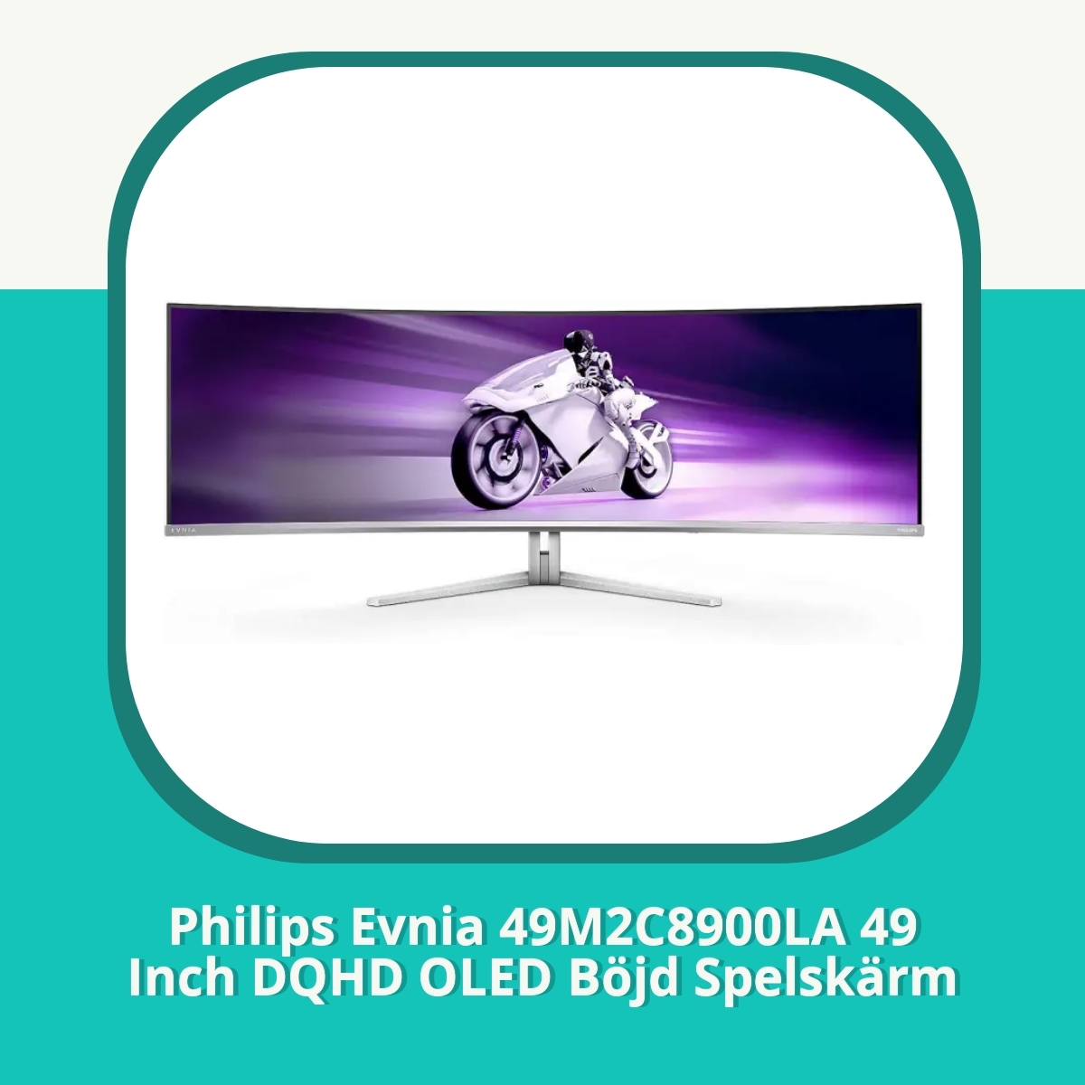 Recension af Philips Evnia 49M2C8900LA 49 Inch DQHD OLED Böjd Spelskärm