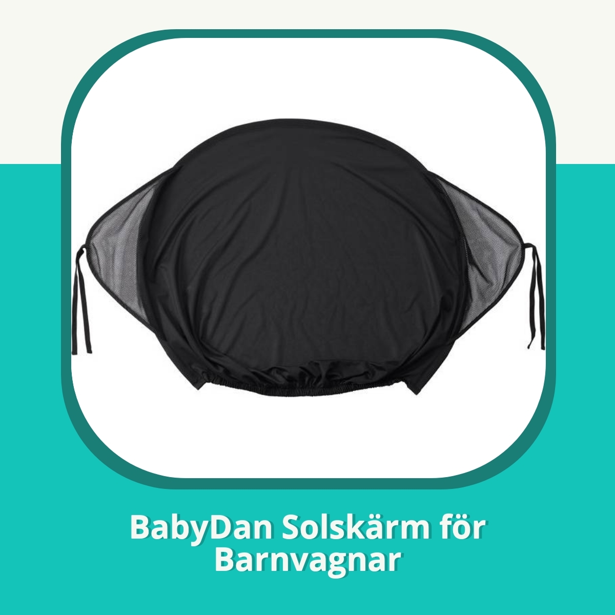 Anmeldelse af BabyDan Solskärm för Barnvagnar