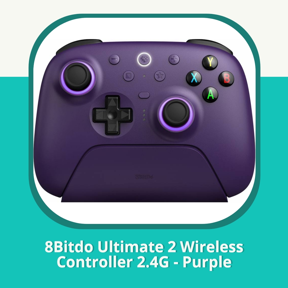 Anmeldelse af 8Bitdo Ultimate 2 Wireless Controller 2.4G - Purple
