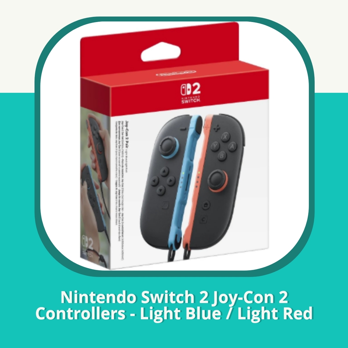 Anmeldelse af Nintendo Switch 2 Joy-Con 2 Controllers - Light Blue / Light Red
