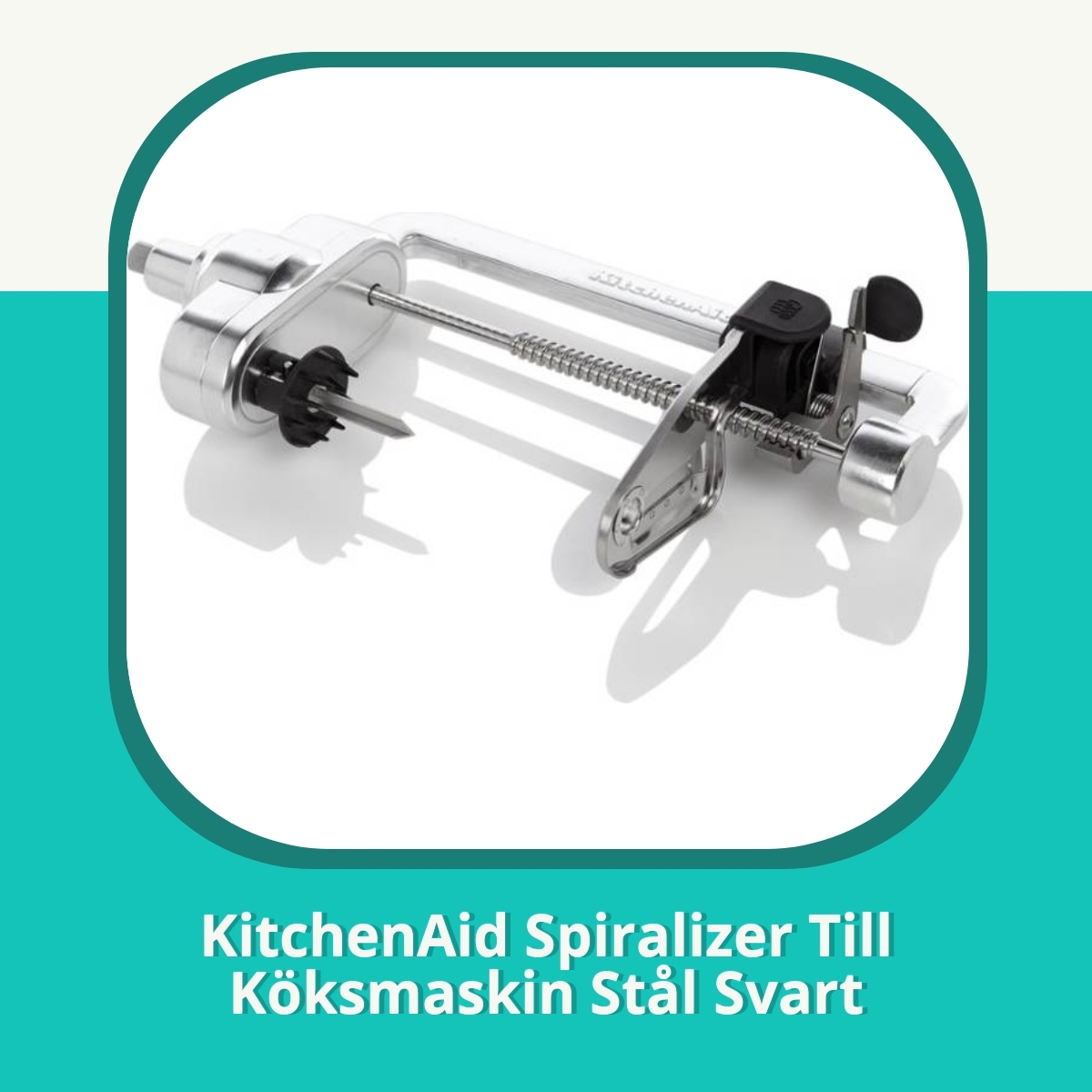 Recension af KitchenAid Spiralizer Till Köksmaskin Stål Svart