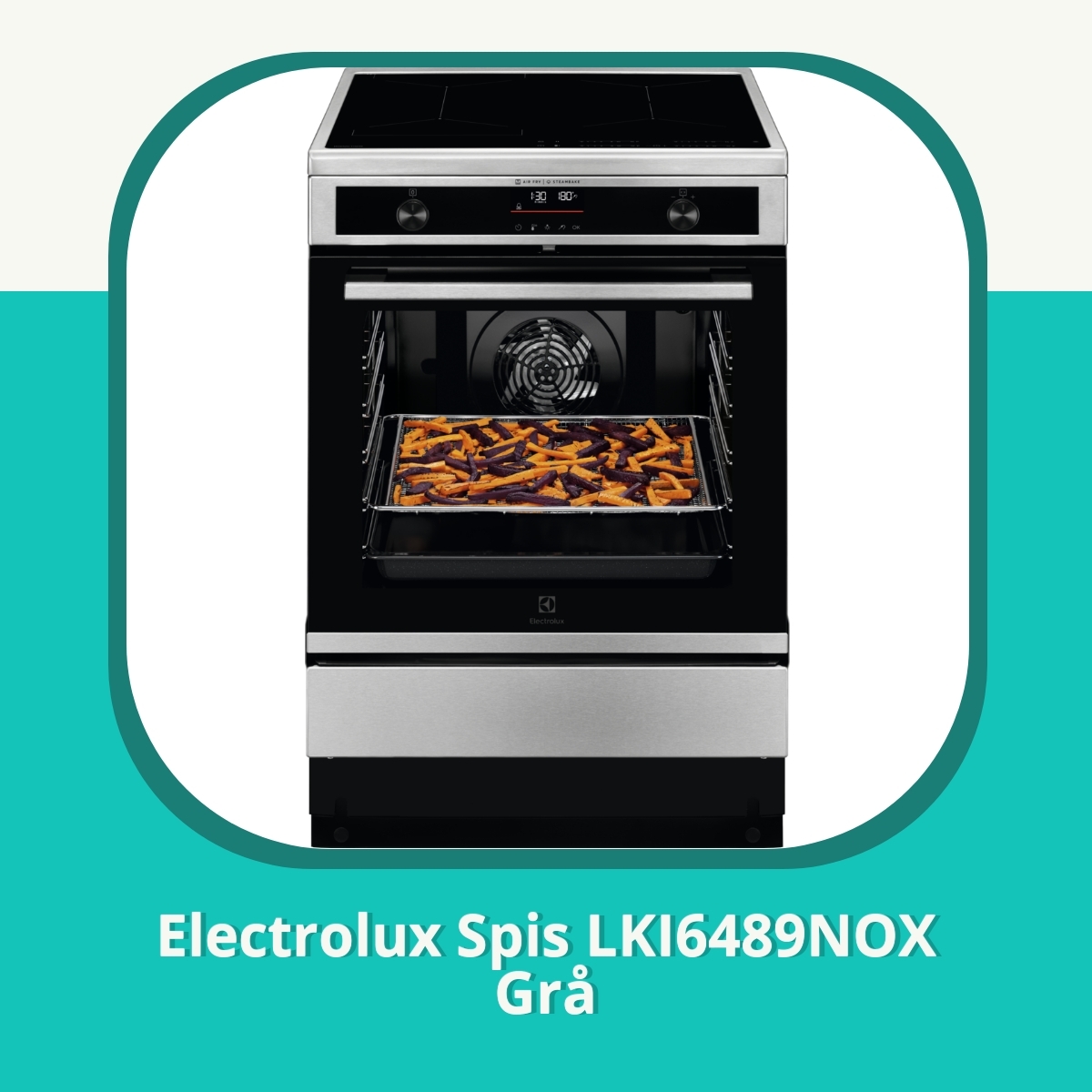 Anmeldelse af Electrolux Spis LKI6489NOX Grå