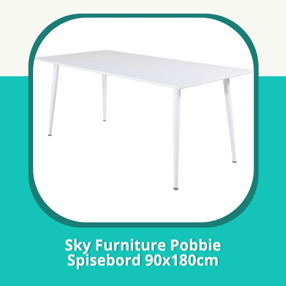 Anmeldelse af Sky Furniture Pobbie Spisebord 90x180cm