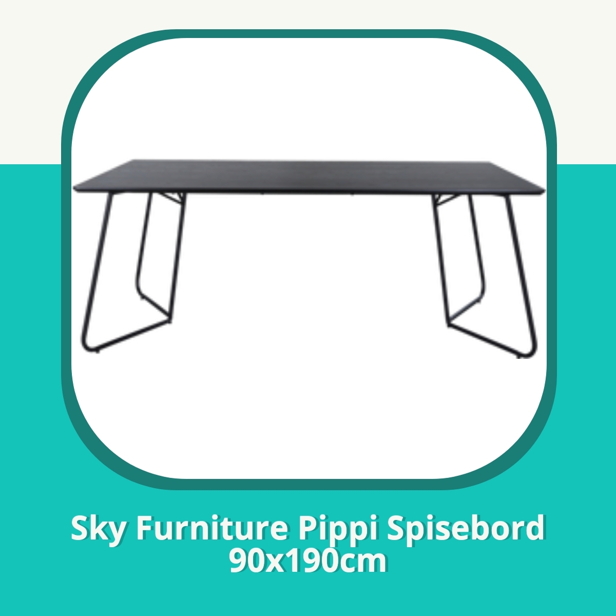 Anmeldelse af Sky Furniture Pippi Spisebord 90x190cm