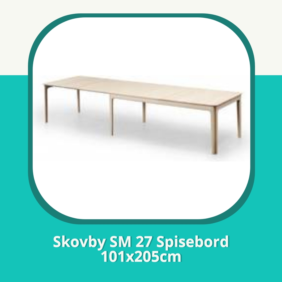 Anmeldelse af Skovby SM 27 Spisebord 101x205cm
