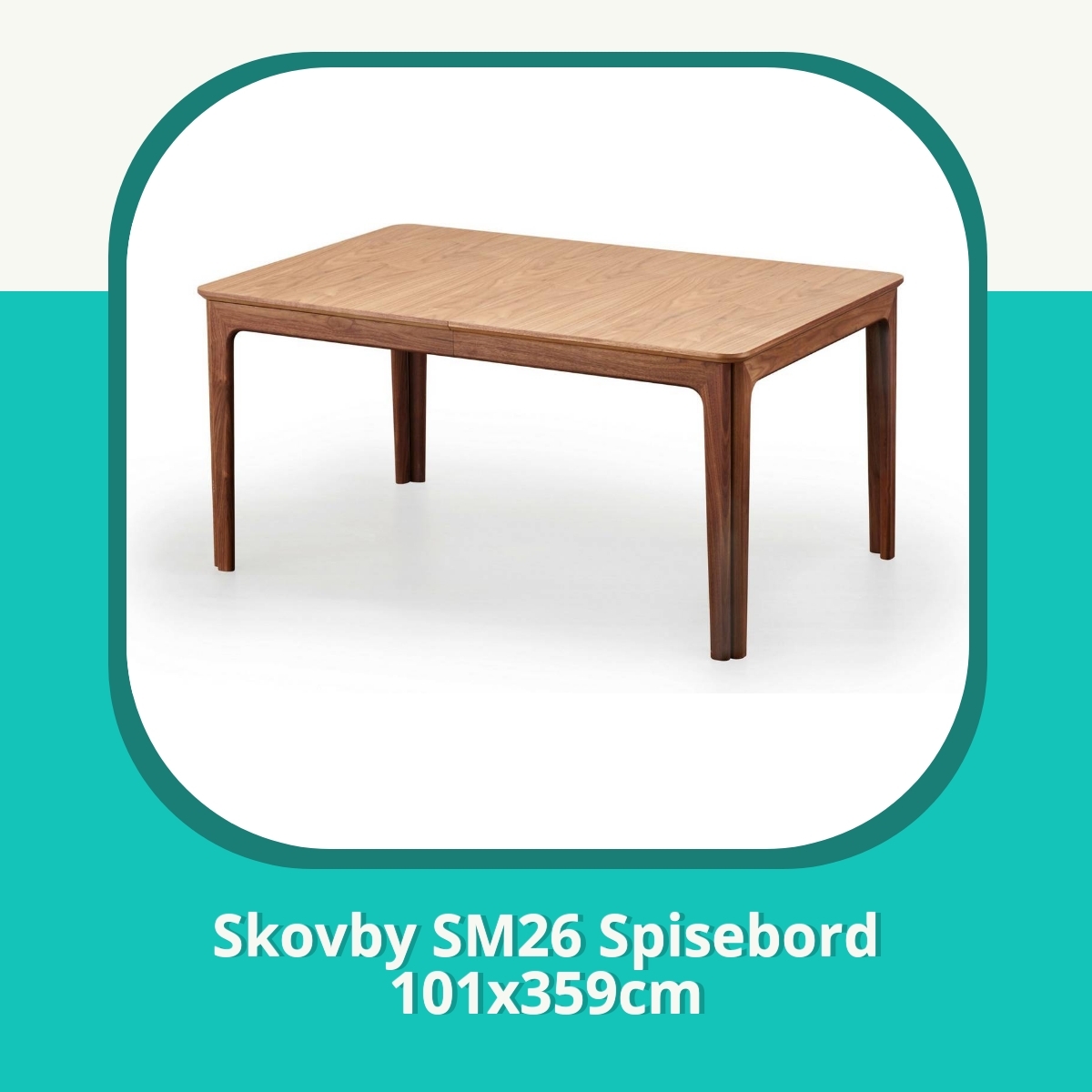Anmeldelse af Skovby SM26 Spisebord 101x359cm