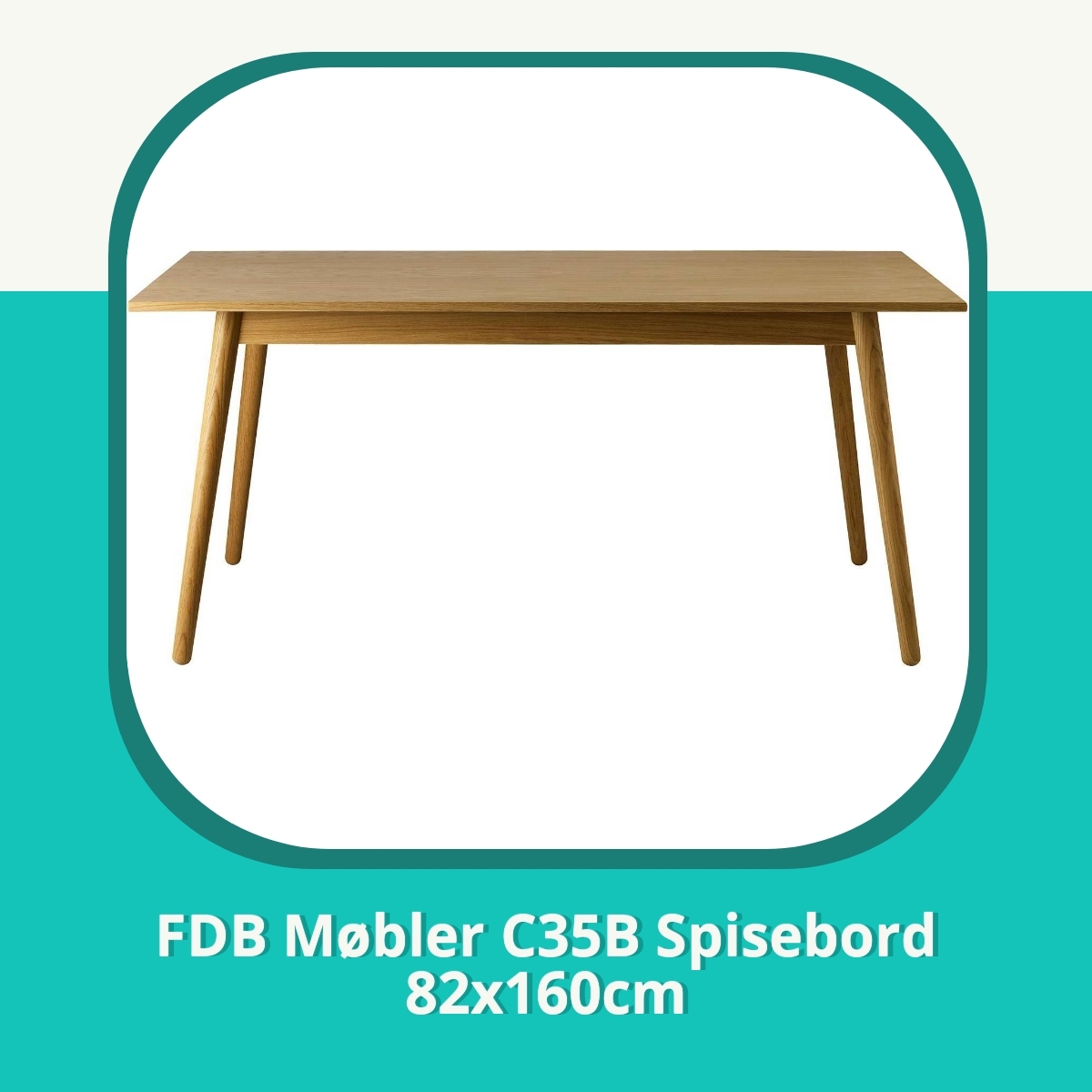 Anmeldelse af FDB Møbler C35B Spisebord 82x160cm