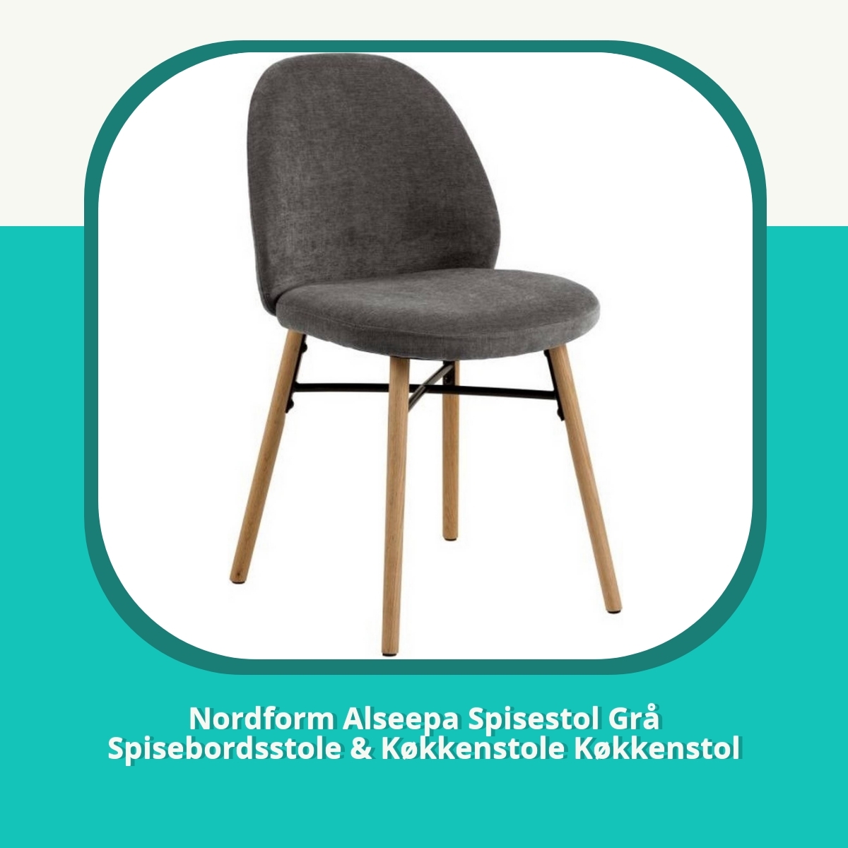 Anmeldelse af Nordform Alseepa Spisestol Grå Spisebordsstole & Køkkenstole Køkkenstol