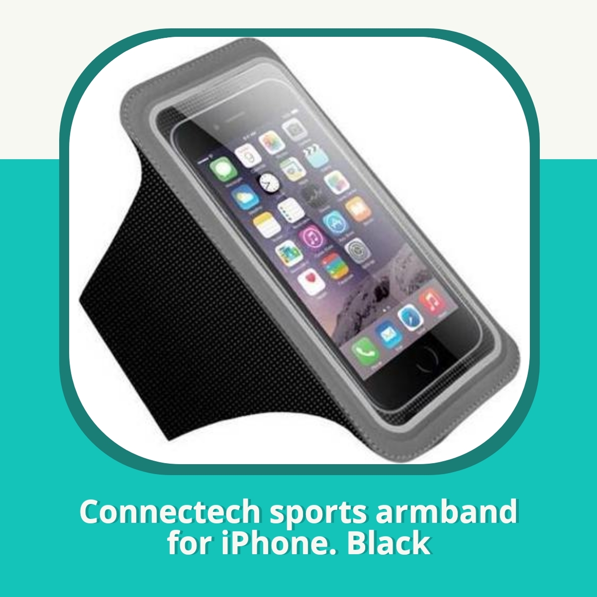 Anmeldelse af Connectech sports armband for iPhone. Black