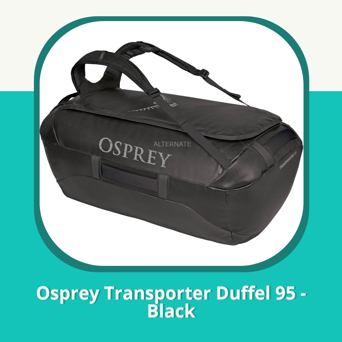 Anmeldelse af Osprey Transporter Duffel 95 - Black