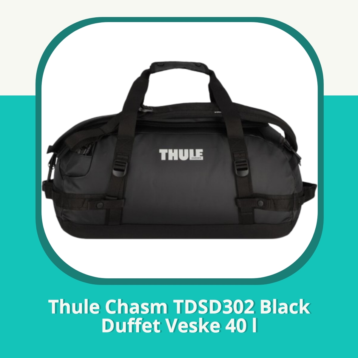Anmeldelse af Thule Chasm TDSD302 Black Duffet Veske 40 l