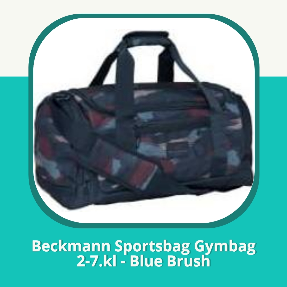 Anmeldelse Beckmann Sportsbag Gymbag 2-7.kl - Blue Brush