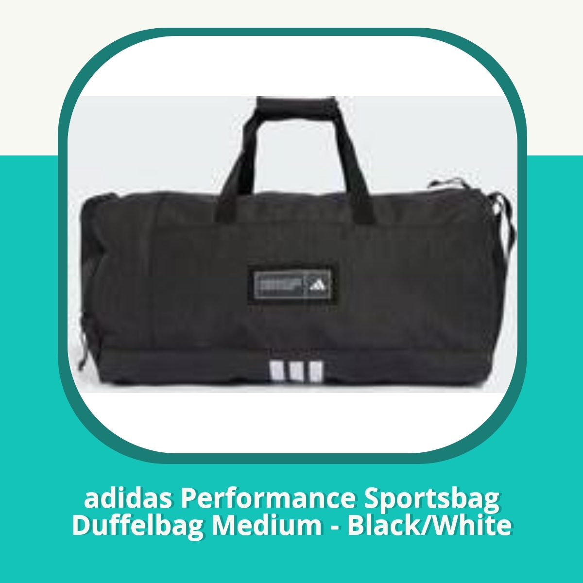 Anmeldelse af adidas Performance Sportsbag Duffelbag Medium - Black/White