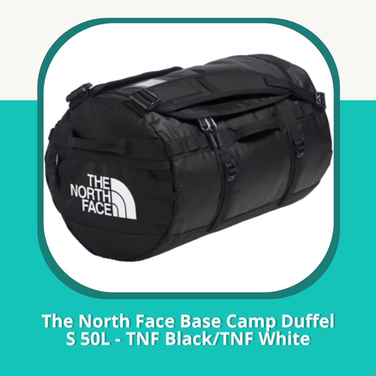 Anmeldelse af The North Face Base Camp Duffel S 50L - TNF Black/TNF White