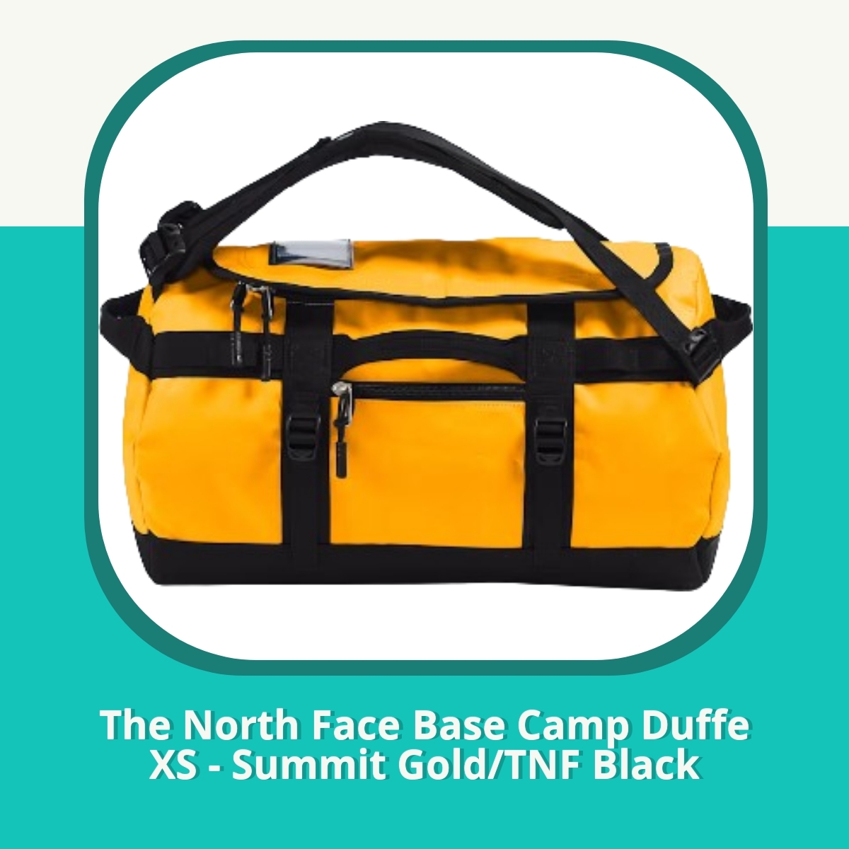 Anmeldelse af The North Face Base Camp Duffe XS - Summit Gold/TNF Black