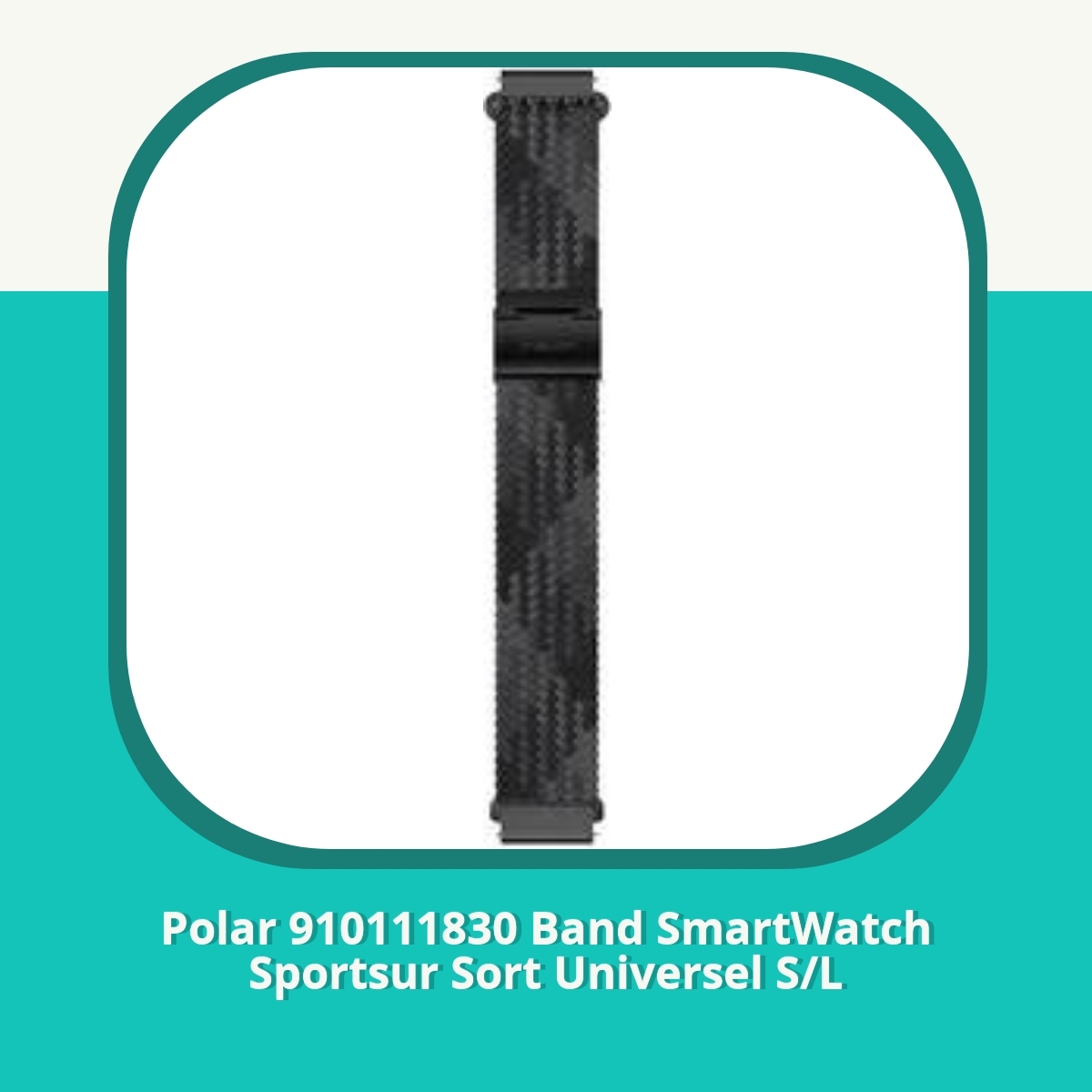 Anmeldelse Polar 910111830 Band SmartWatch Sportsur Sort Universel S/L