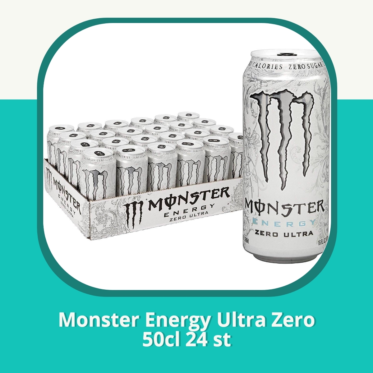 Recension af Monster Energy Ultra Zero 50cl 24 st
