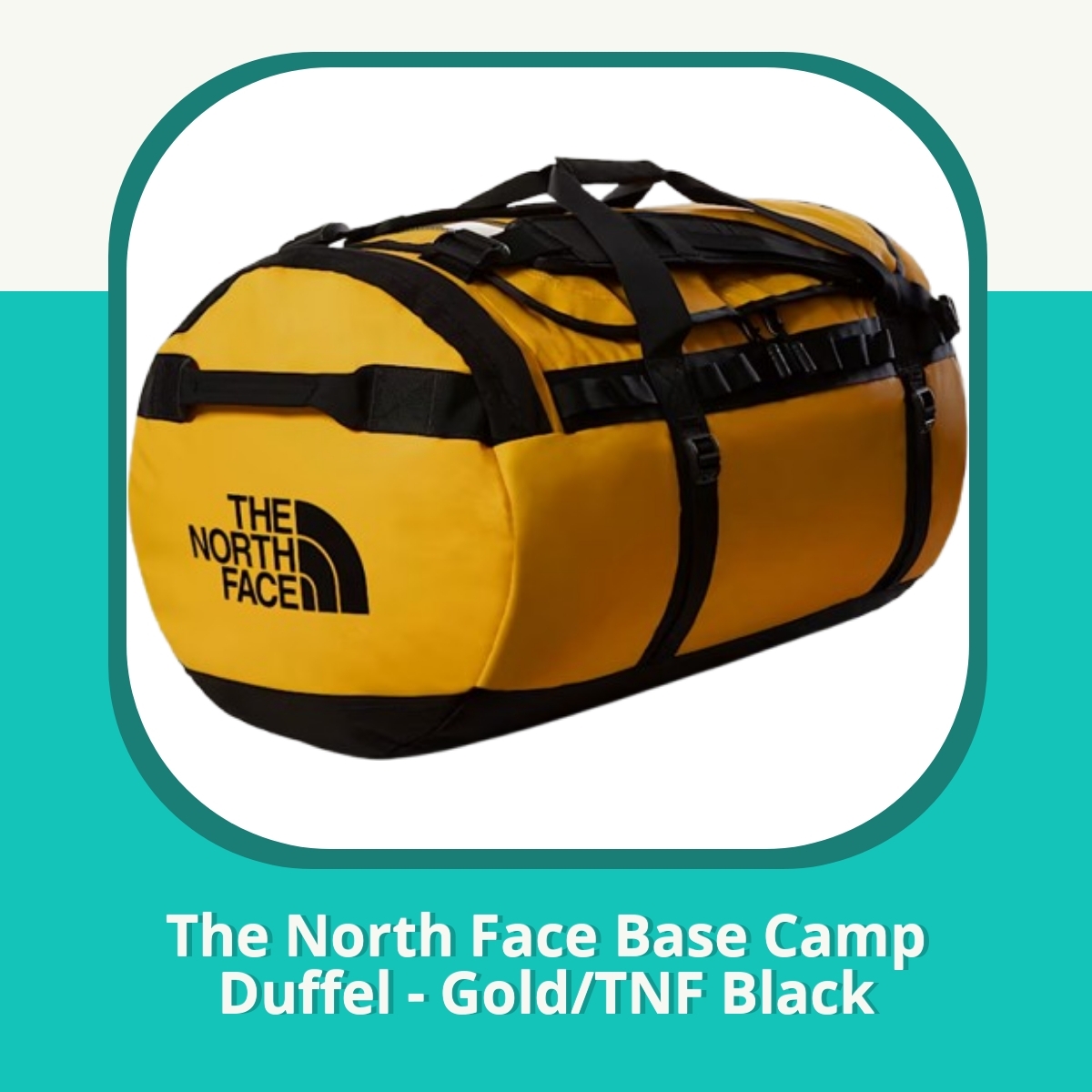 Recension af The North Face Base Camp Duffel - Gold/TNF Black