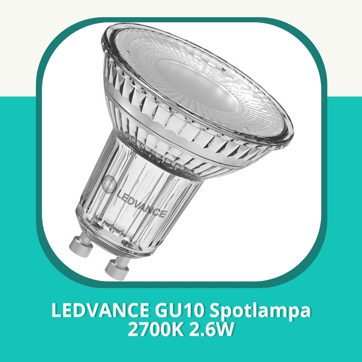 Recension af LEDVANCE GU10 Spotlampa 2700K 2.6W