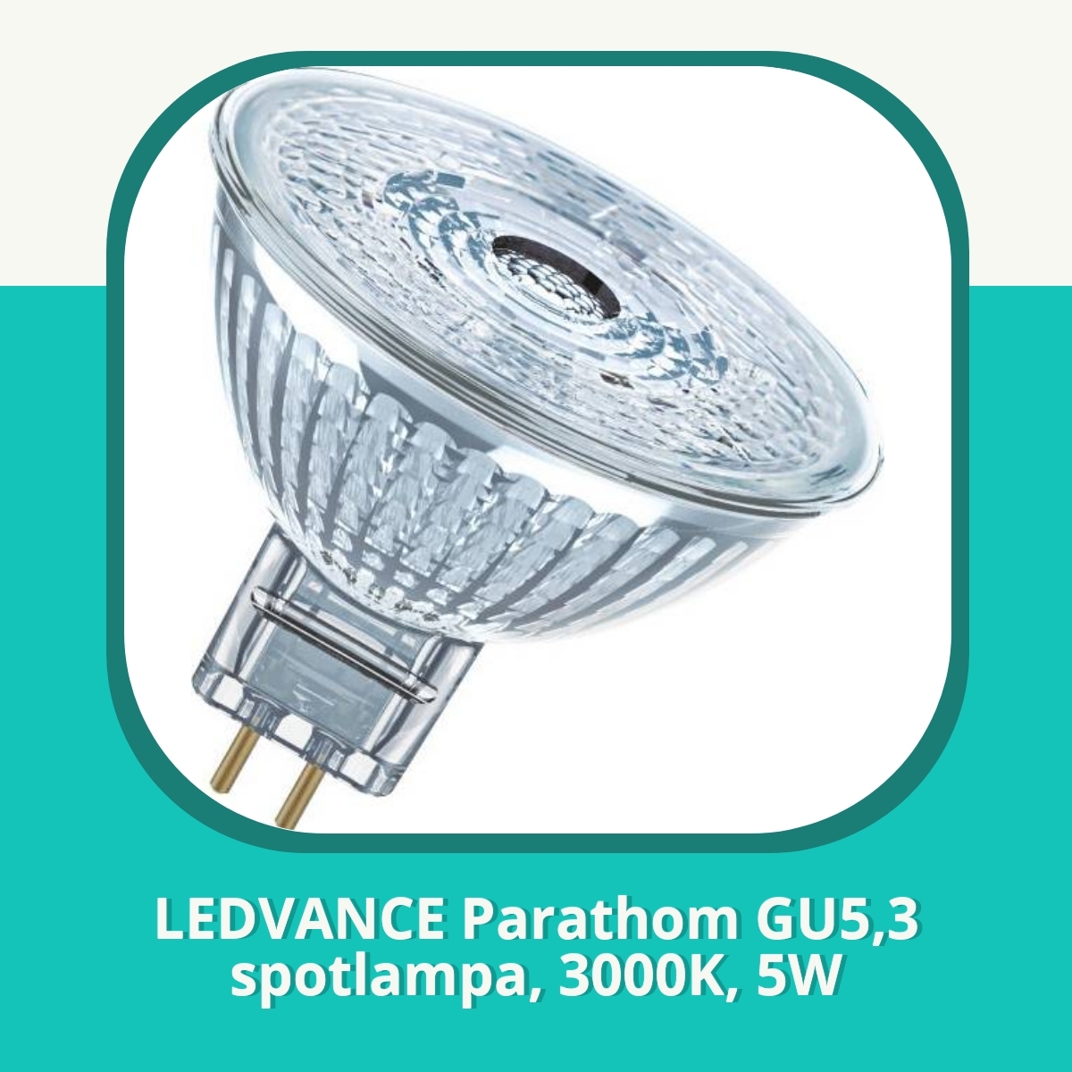 Recension af LEDVANCE Parathom GU5,3 spotlampa, 3000K, 5W
