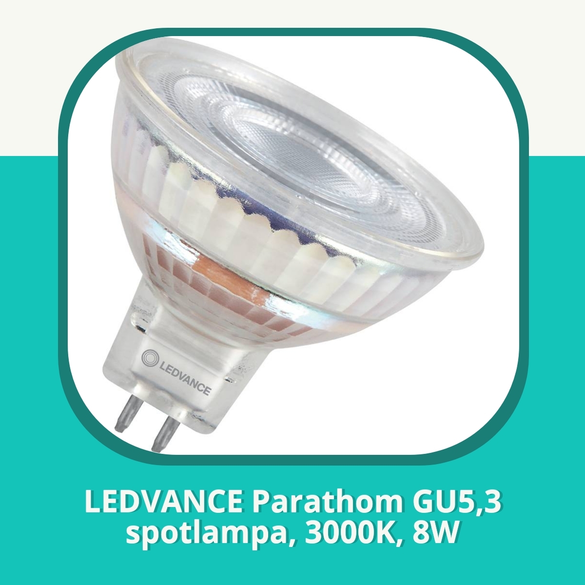 Recension af LEDVANCE Parathom GU5,3 spotlampa, 3000K, 8W