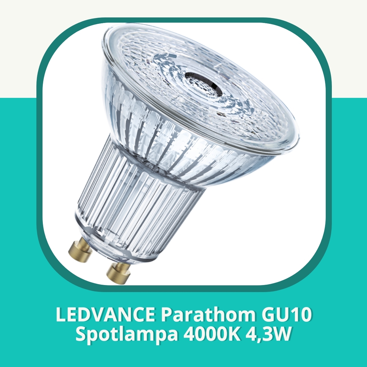 Recension af LEDVANCE Parathom GU10 Spotlampa 4000K 4,3W