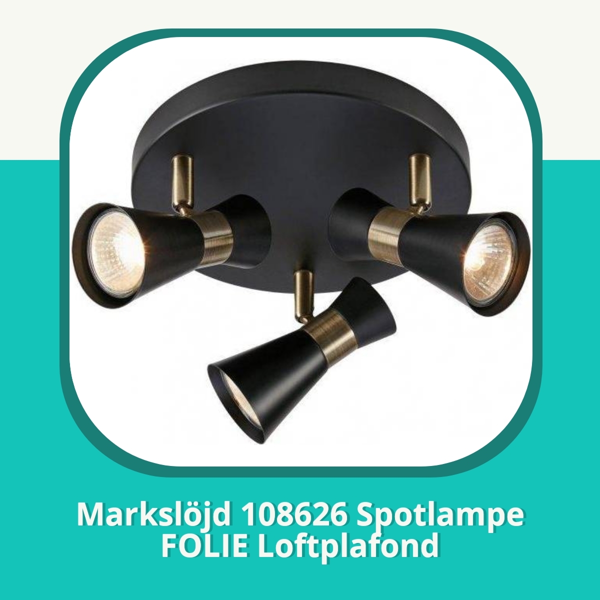Anmeldelse af Markslöjd 108626 Spotlampe FOLIE Loftplafond