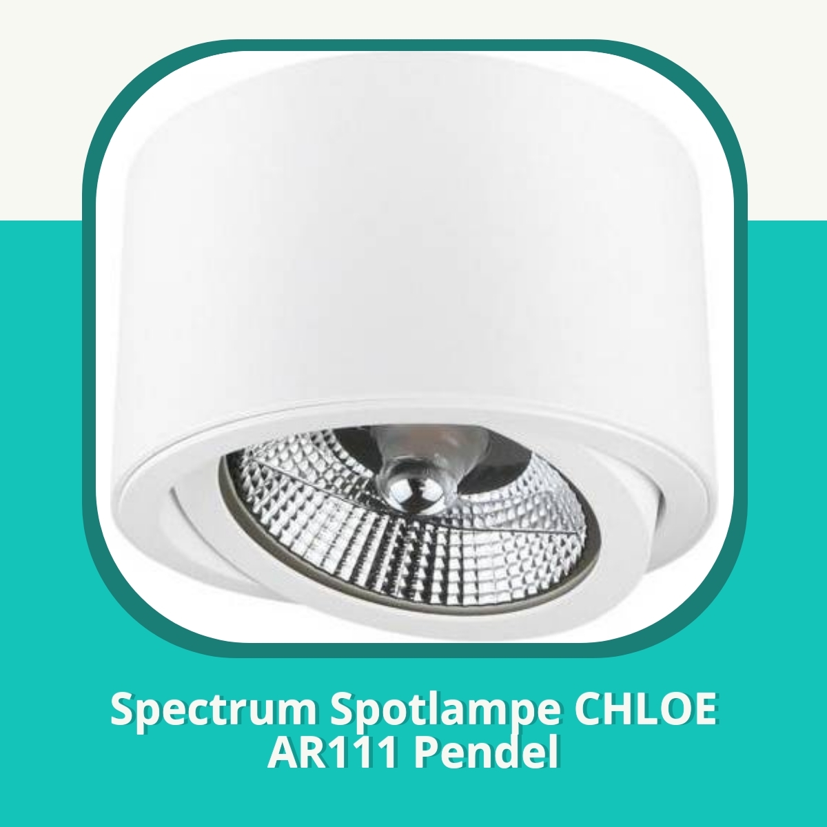 Anmeldelse af Spectrum Spotlampe CHLOE AR111 Pendel