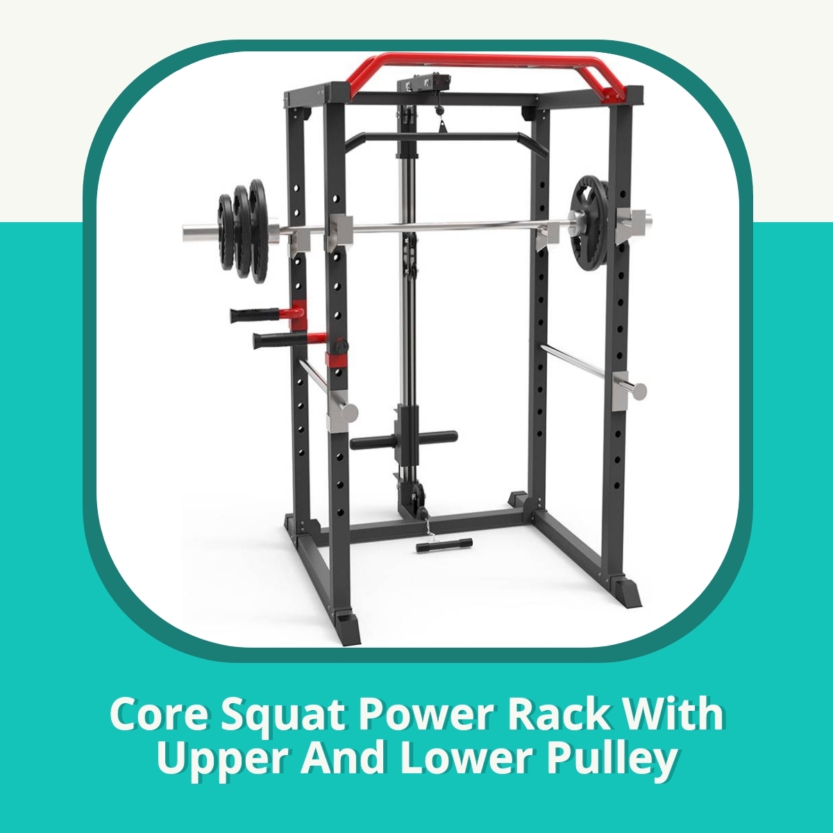 Anmeldelse af Core Squat Power Rack With Upper And Lower Pulley