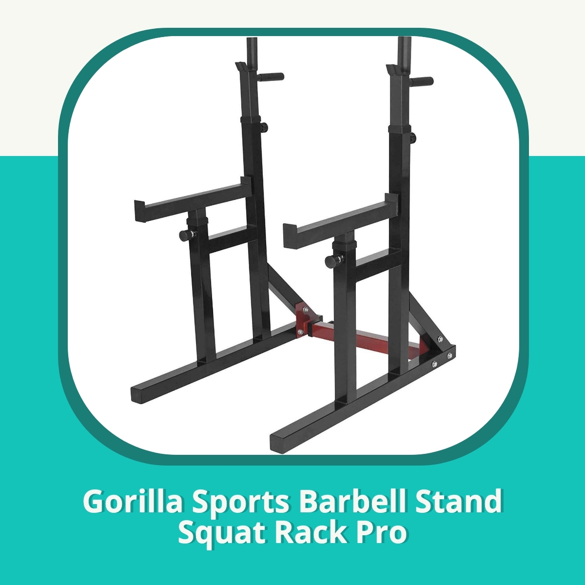 Anmeldelse af Gorilla Sports Barbell Stand Squat Rack Pro