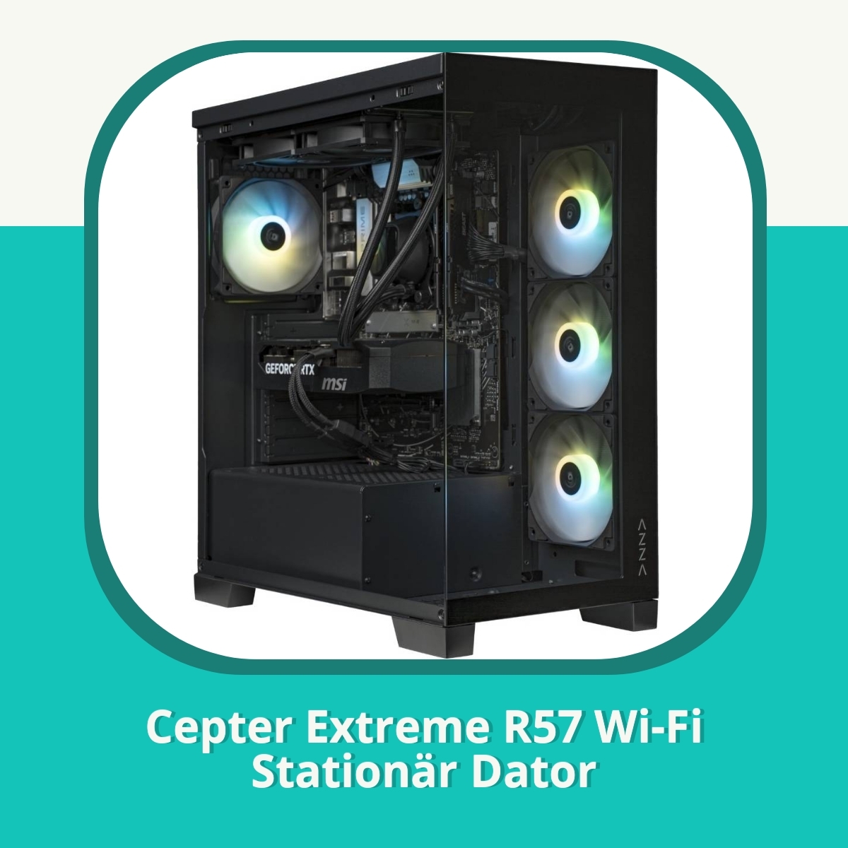 Recension af Cepter Extreme R57 Wi-Fi Stationär Dator
