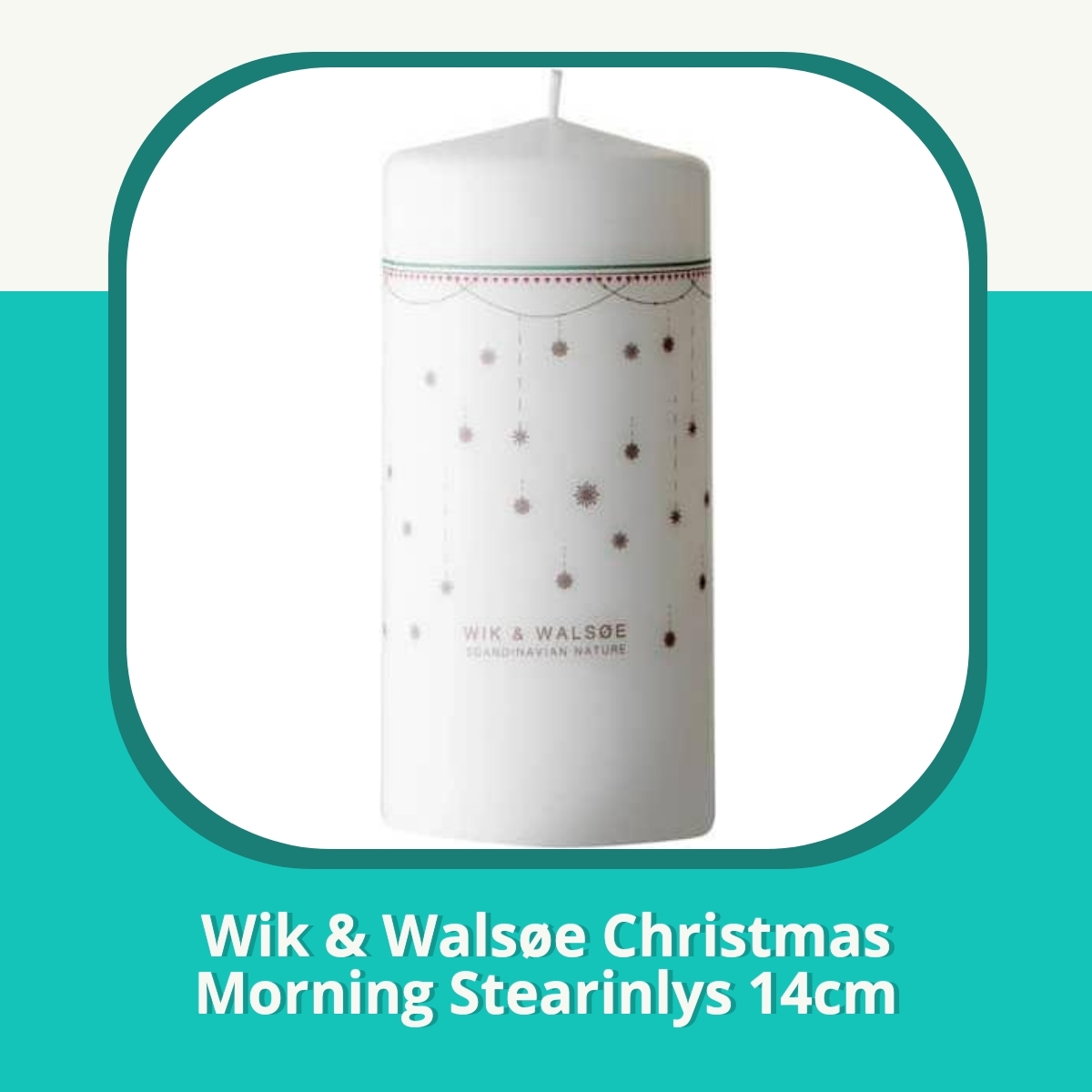 Anmeldelse af Wik & Walsøe Christmas Morning Stearinlys 14cm