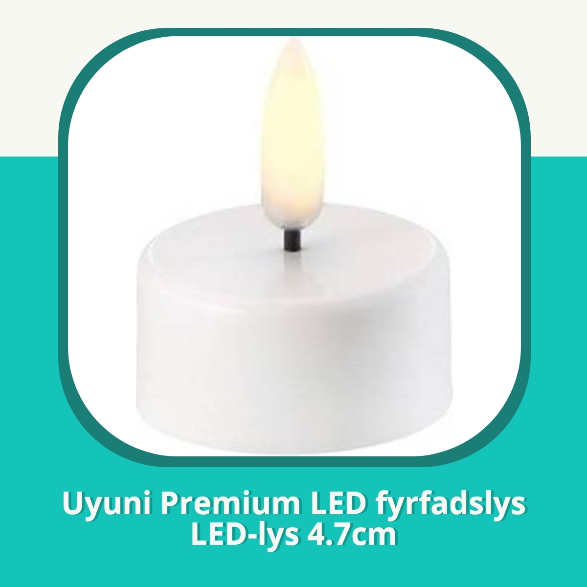 Anmeldelse af Uyuni Premium LED fyrfadslys LED-lys 4.7cm