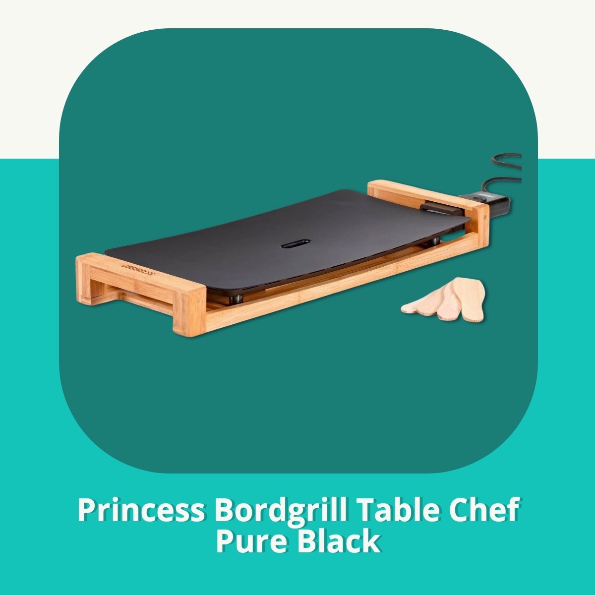 Anmeldelse af Princess Bordgrill Table Chef Pure Black