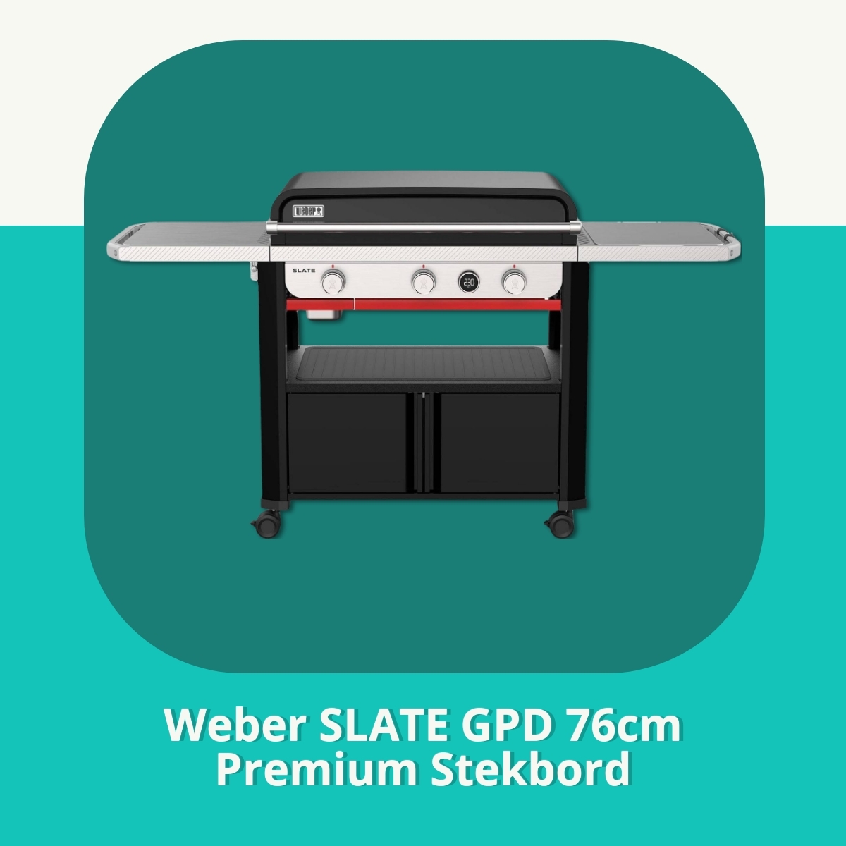 Anmeldelse af Weber SLATE GPD 76cm Premium Stekbord