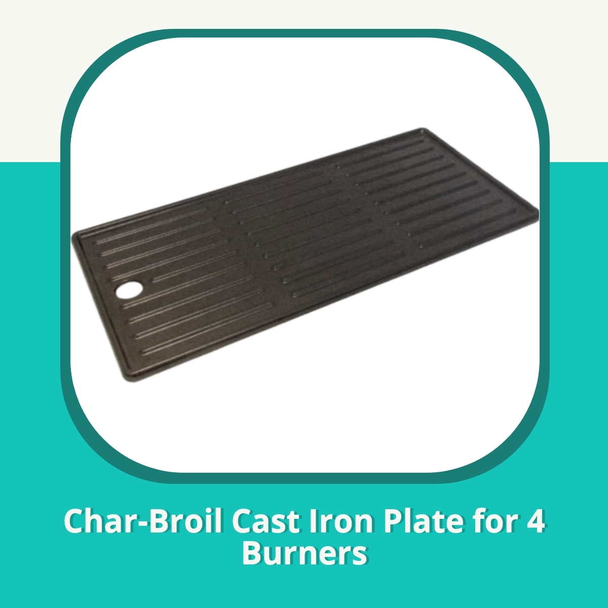 Recension Char-Broil Cast Iron Plate for 4 Burners