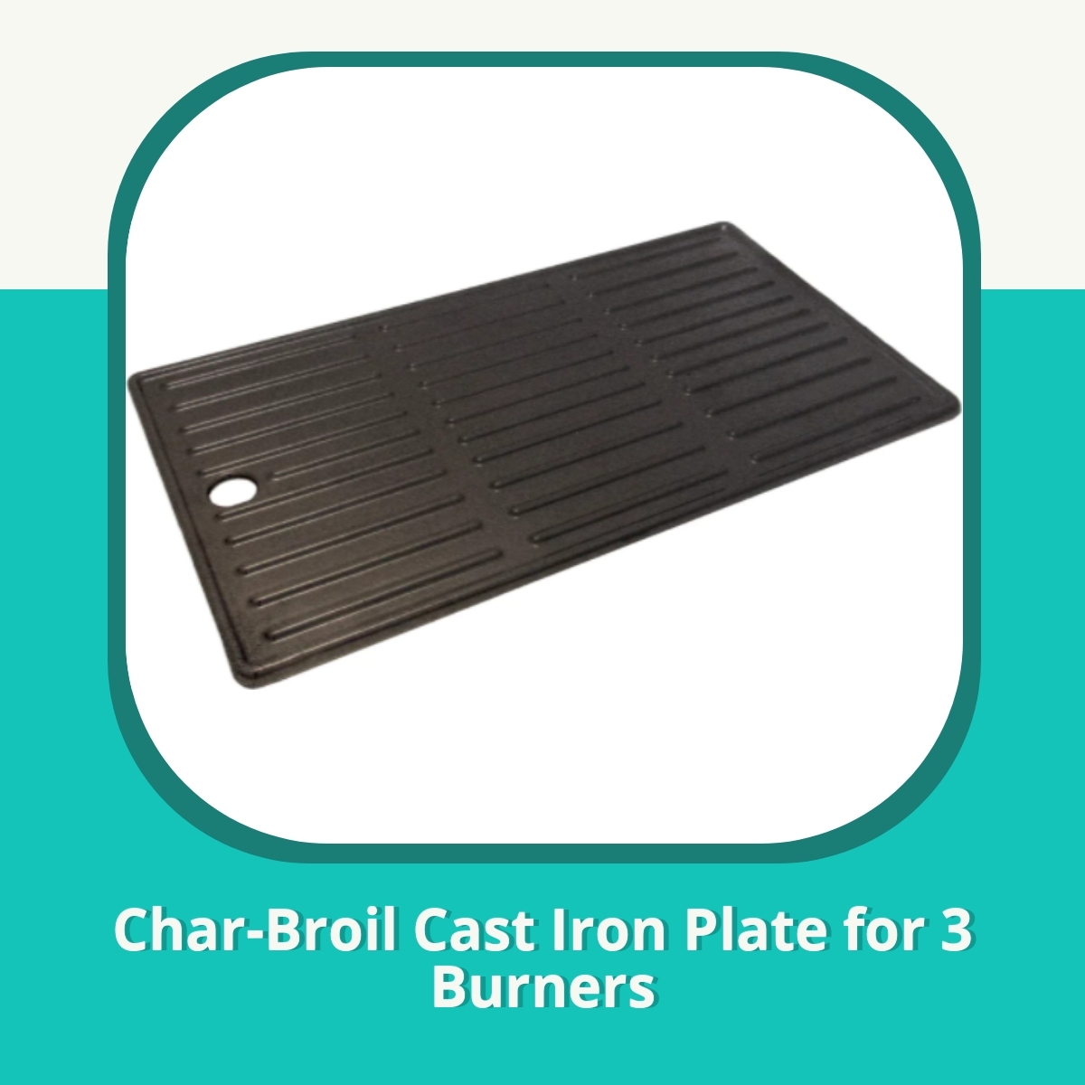 Recension af Char-Broil Cast Iron Plate for 3 Burners