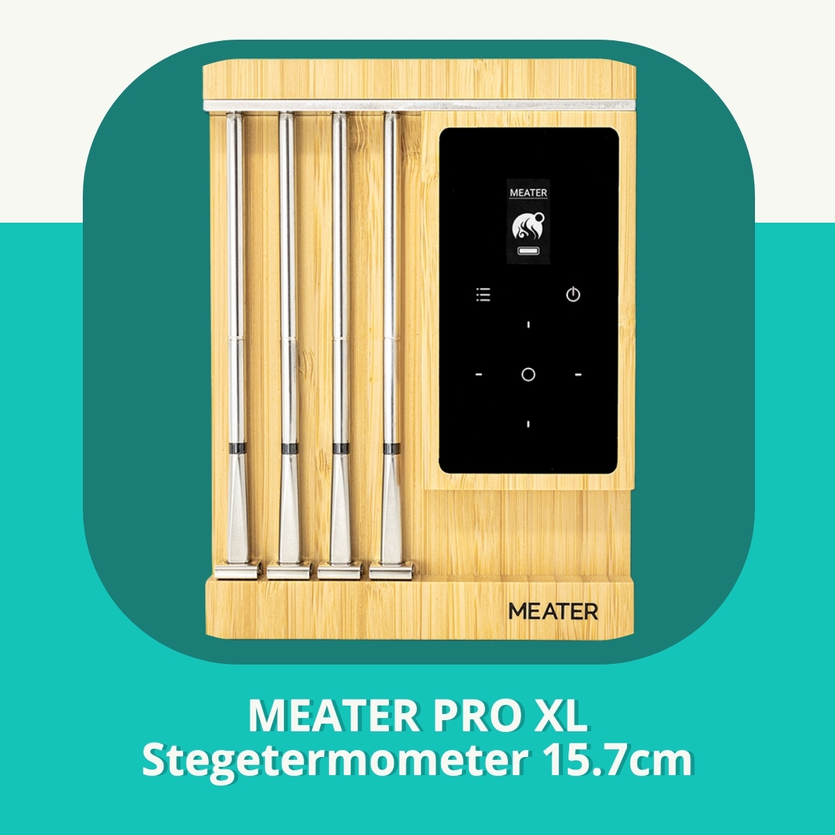 Anmeldelse af MEATER PRO XL Stegetermometer 15.7cm