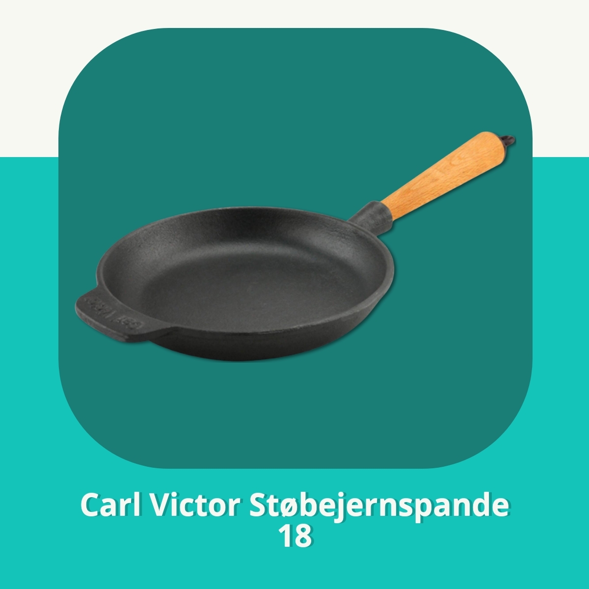 Anmeldelse af Carl Victor Støbejernspande 18