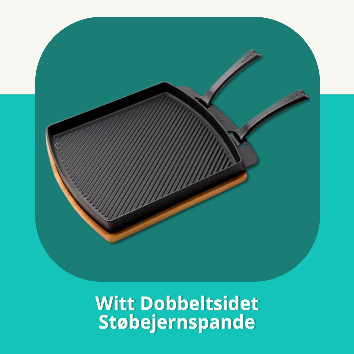 Anmeldelse af Witt Dobbeltsidet Støbejernspande