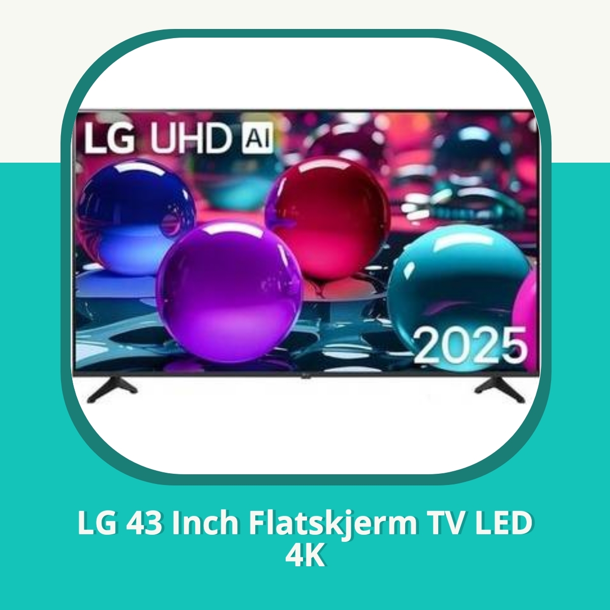 Anmeldelse LG 43 Inch Flatskjerm TV LED 4K