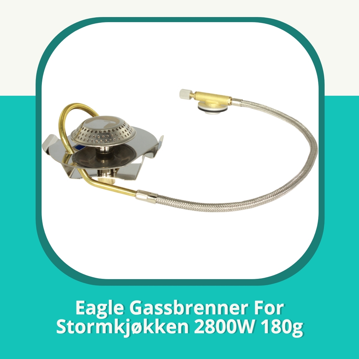 Anmeldelse af Eagle Gassbrenner For Stormkjøkken 2800W 180g
