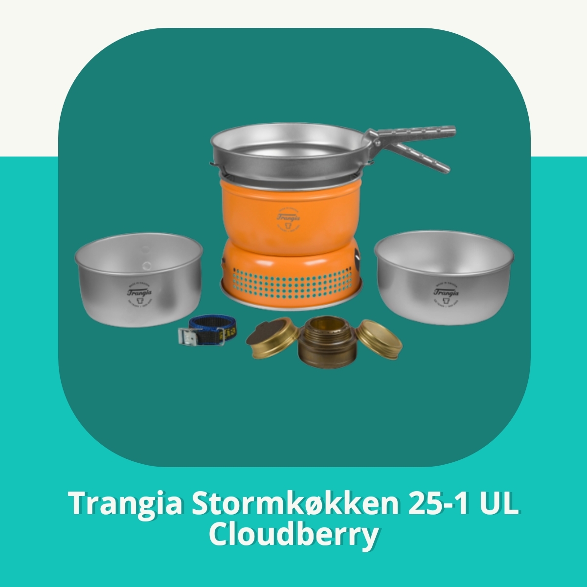 Anmeldelse af Trangia Stormkøkken 25-1 UL Cloudberry