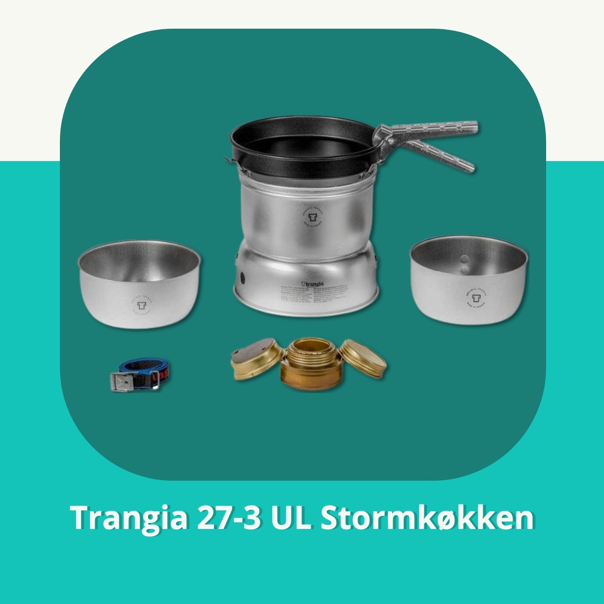 Anmeldelse af Trangia 27-3 UL Stormkøkken